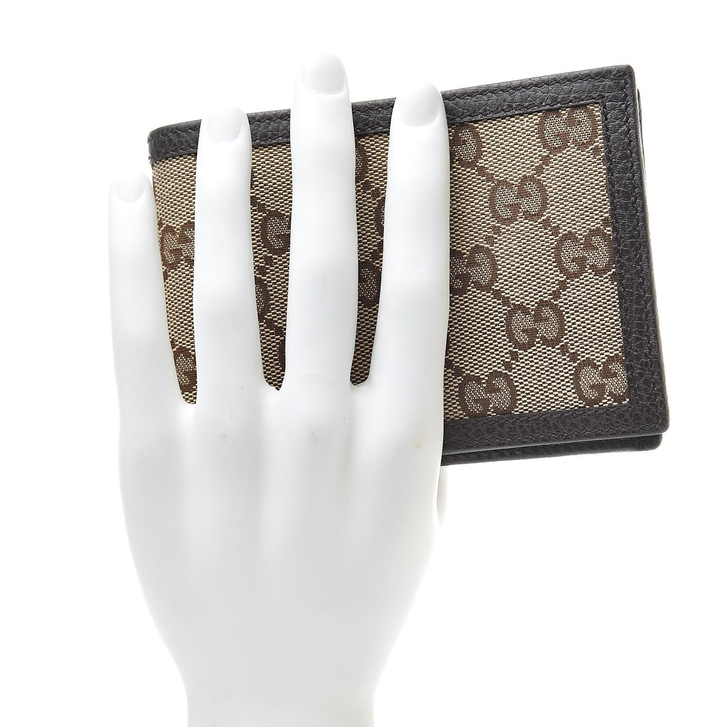 Monogram Bi-Fold Wallet Dark Brown