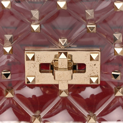 Valentino Garavani PVC Medium Rockstud Spike Shoulder Bag 10 of 12