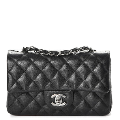 Chanel Iridescent Caviar Quilted Mini Rectangular Flap Black 1 of 8