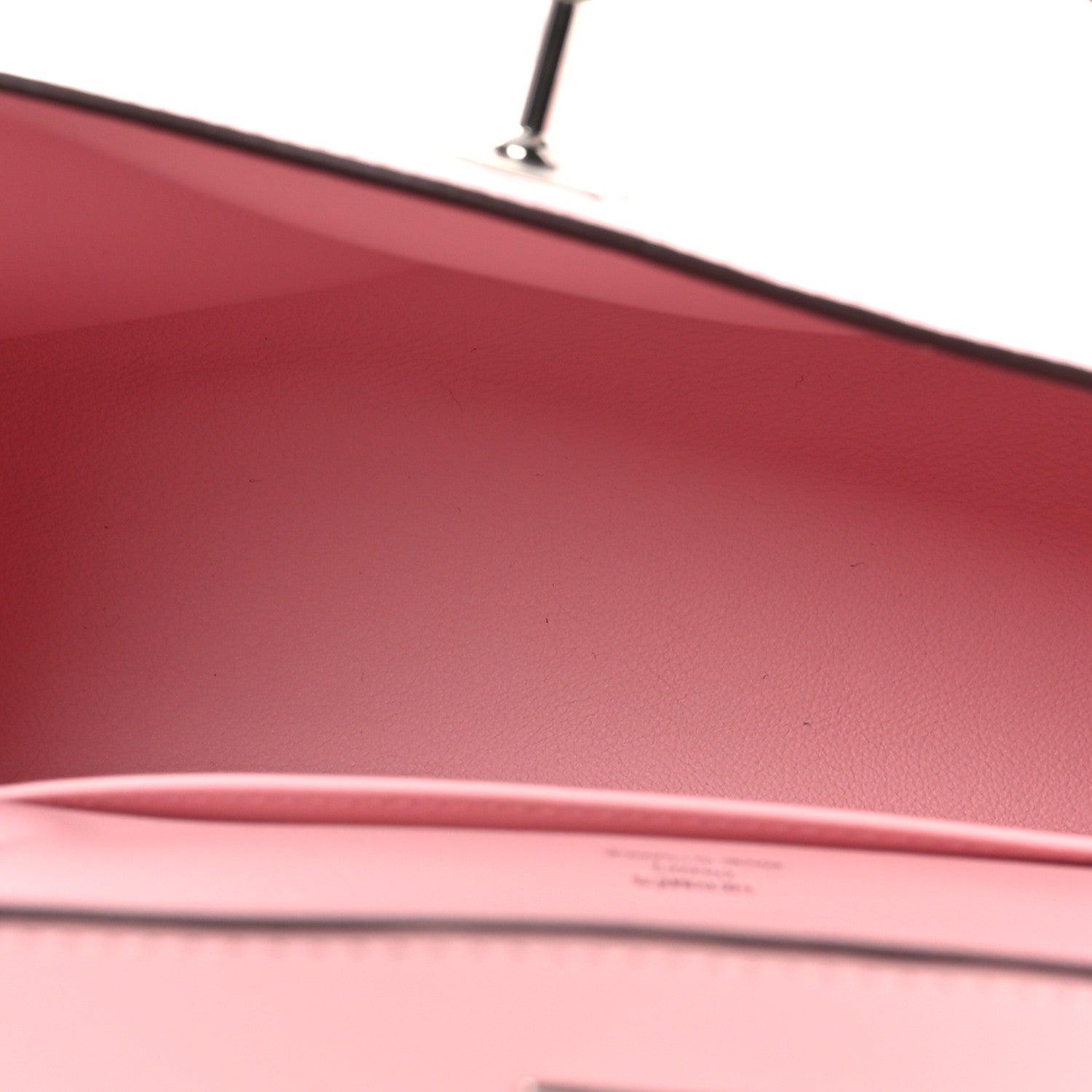 Hermes Swift Kelly Pochette Clutch Rose Sakura 5 of 12