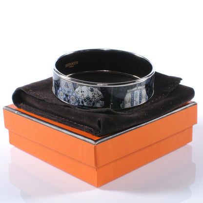 Hermes Enamel Printed Wide Bracelet 65 3 of 6