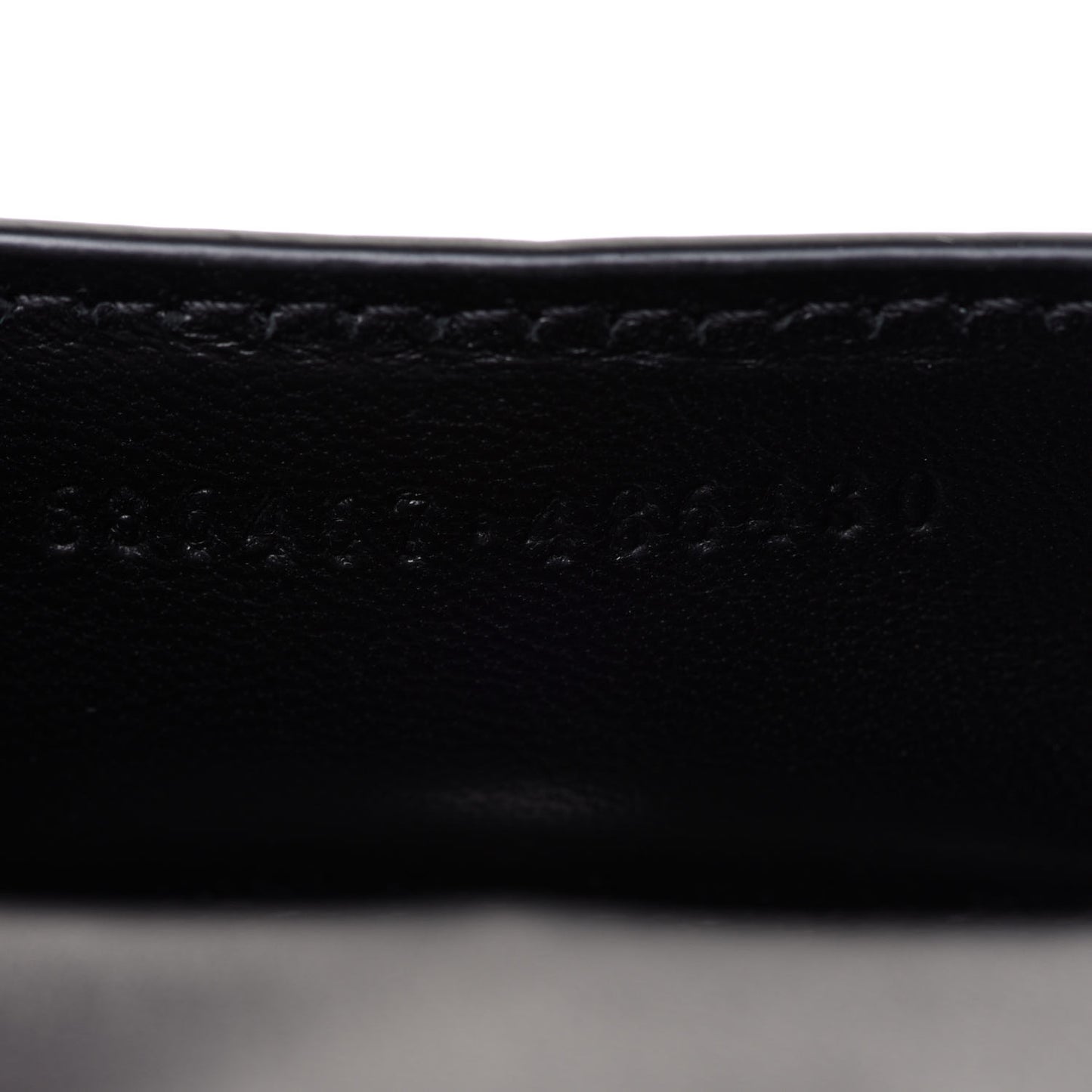 Shiny Calfskin Crocodile Embossed Skull Air Pod Case Black