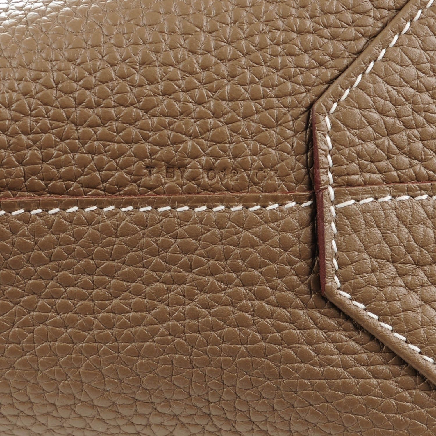 Hermes Taurillon Clemence Double Sens 45 Reversible Tote Orange Etoupe 8 of 8