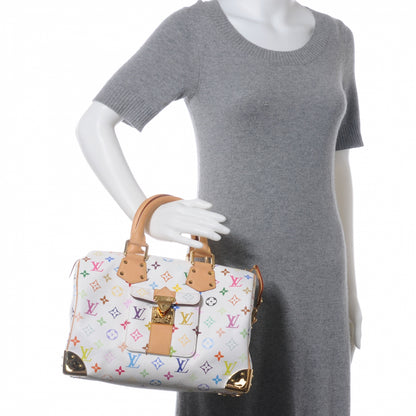 Louis Vuitton Monogram Multicolor Speedy 30 White 2 of 7