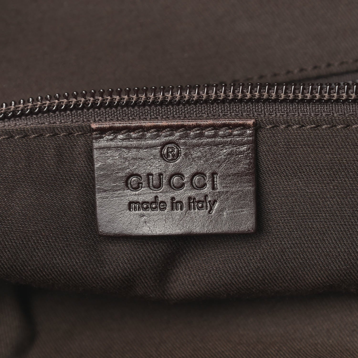 Gucci Monogram Calfskin Perforated Medium Flat Messenger Bag Dark Brown 7 of 11