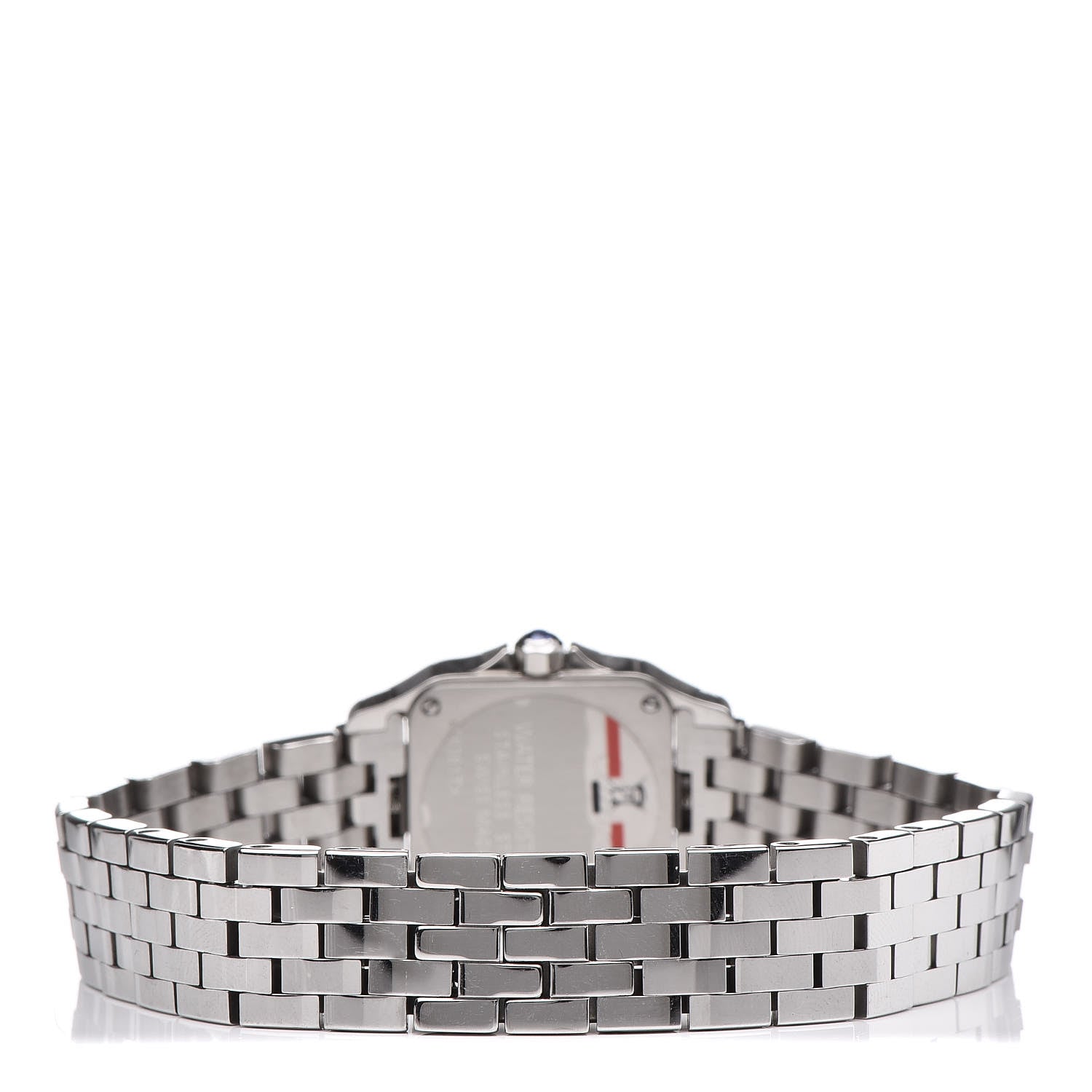 Cartier Stainless Steel 20mm Santos Demoiselle Quartz Watch 4 of 6