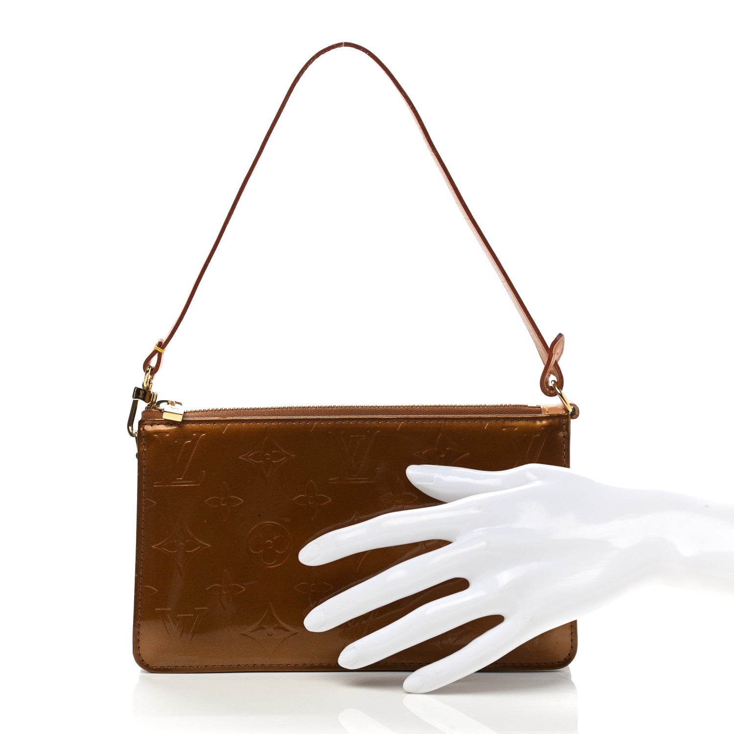 Louis Vuitton Vernis Lexington Pochette Bronze 2 of 9