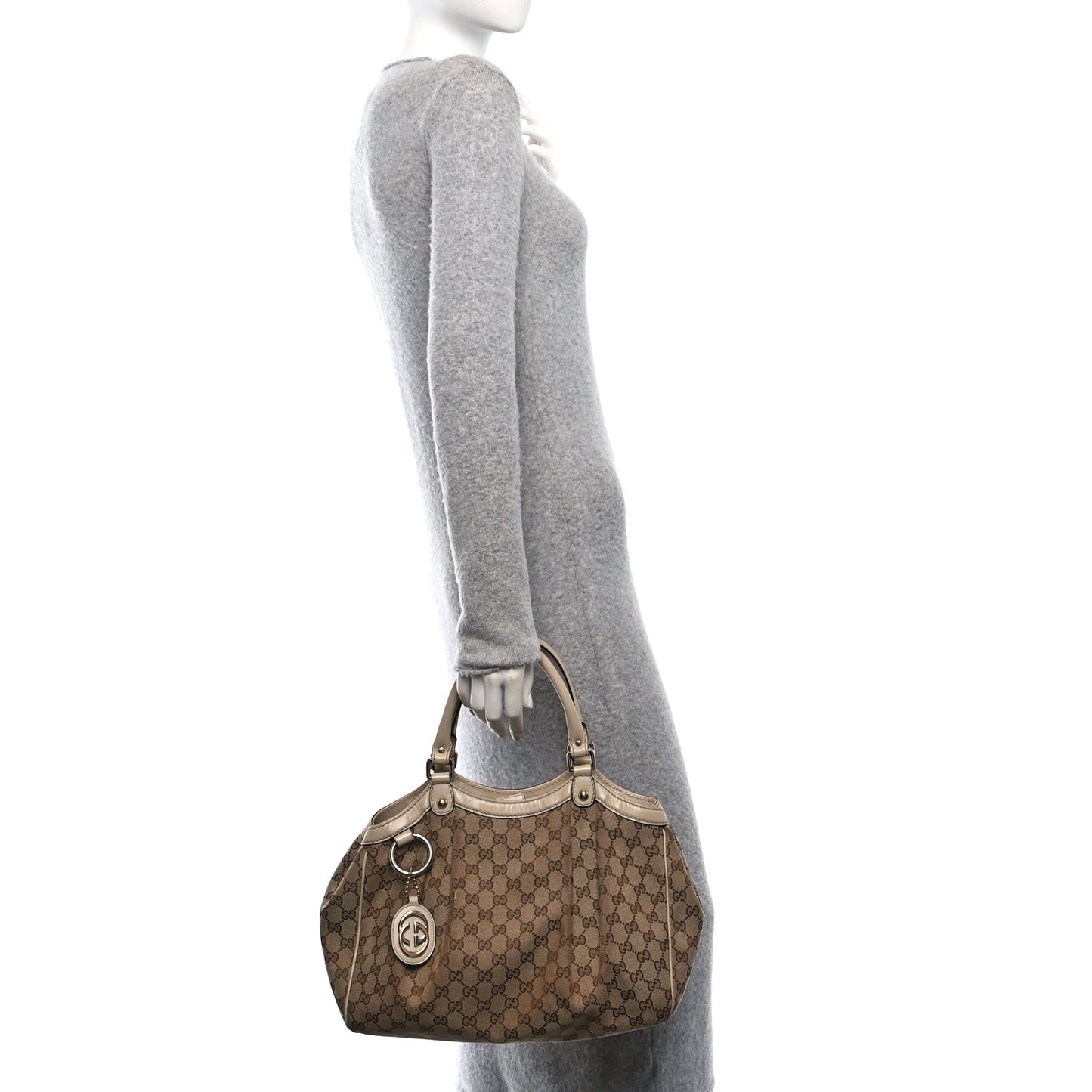 Monogram Medium Sukey Tote Off White