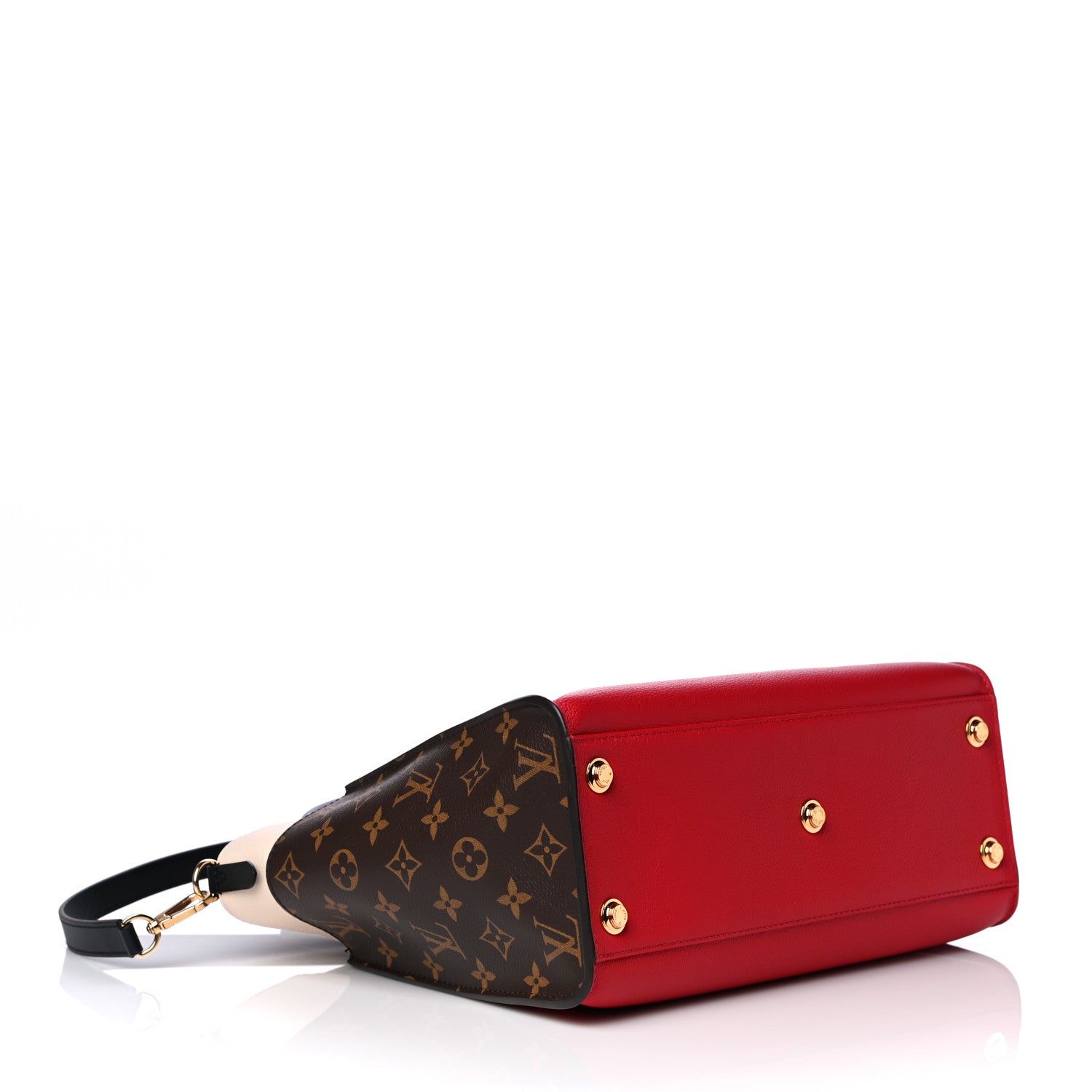 Louis Vuitton Calfskin Monogram On My Side Pirate Red 4 of 12