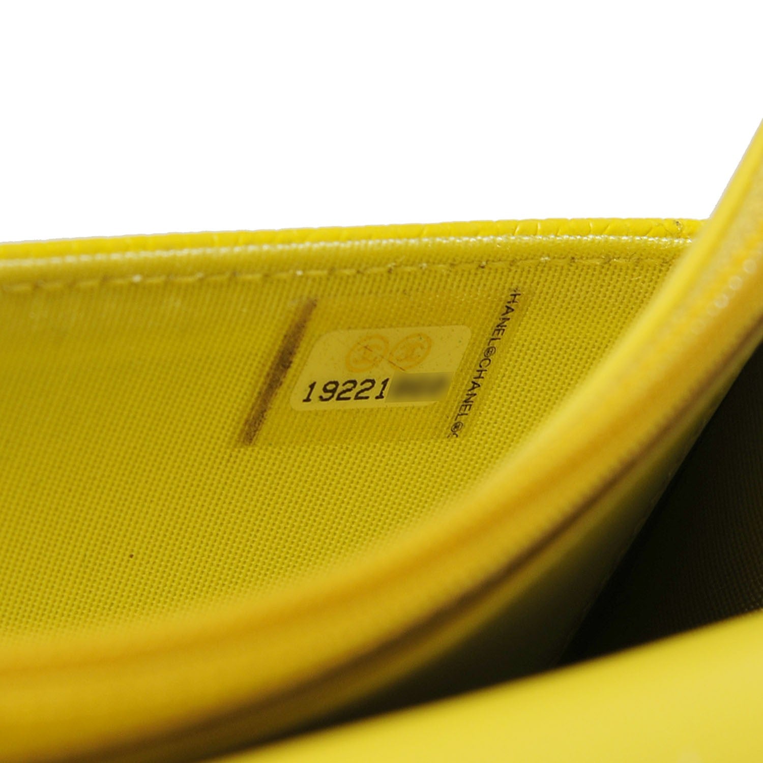 Chanel Caviar Timeless CC Wallet On Chain WOC Yellow 9 of 9