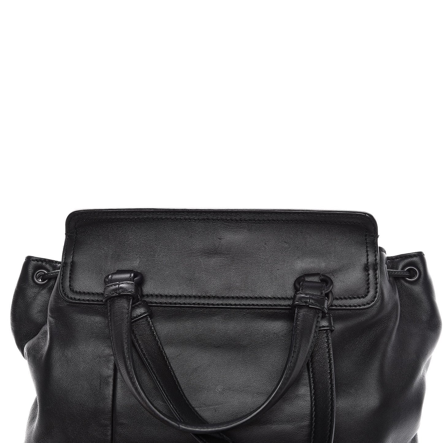 Nappa Intrecciato Backpack Black