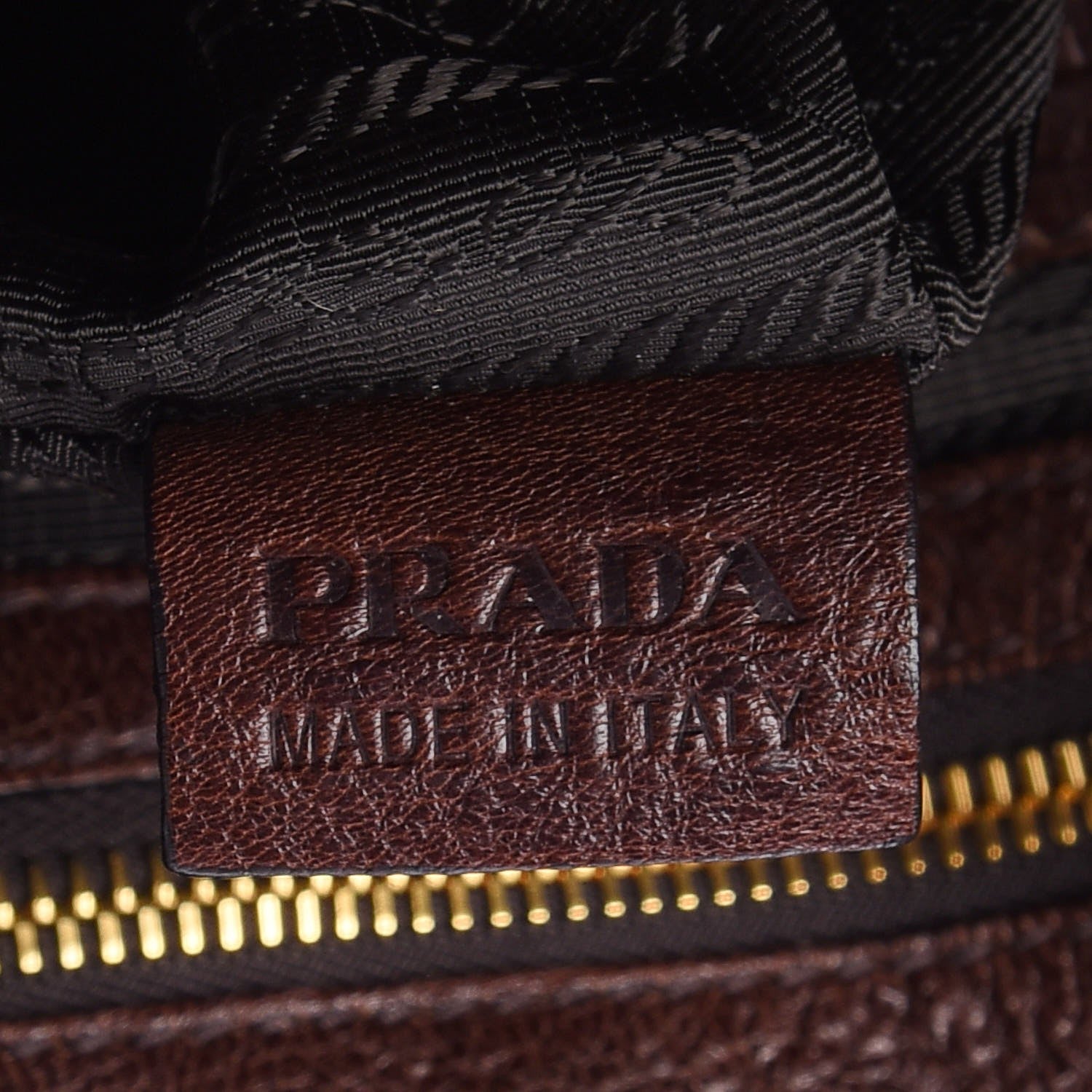 Prada Cervo Antik Shoulder Bag Cacao 7 of 9