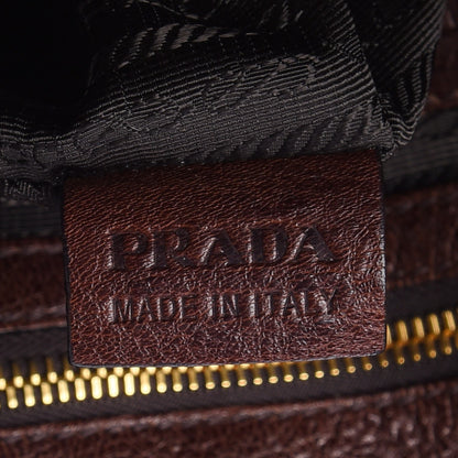 Prada Cervo Antik Shoulder Bag Cacao 7 of 9