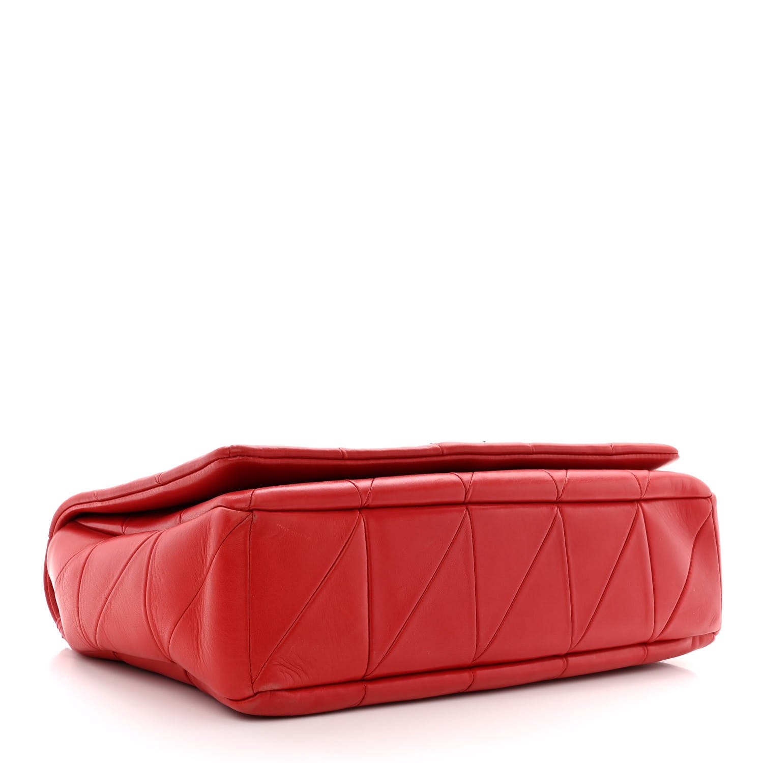 Saint Laurent Lambskin Patchwork Monogram Large Jamie Red 4 of 10