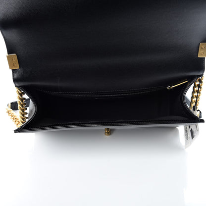 Chanel Caviar Quilted New Medium Boy Flap Black 5 of 9