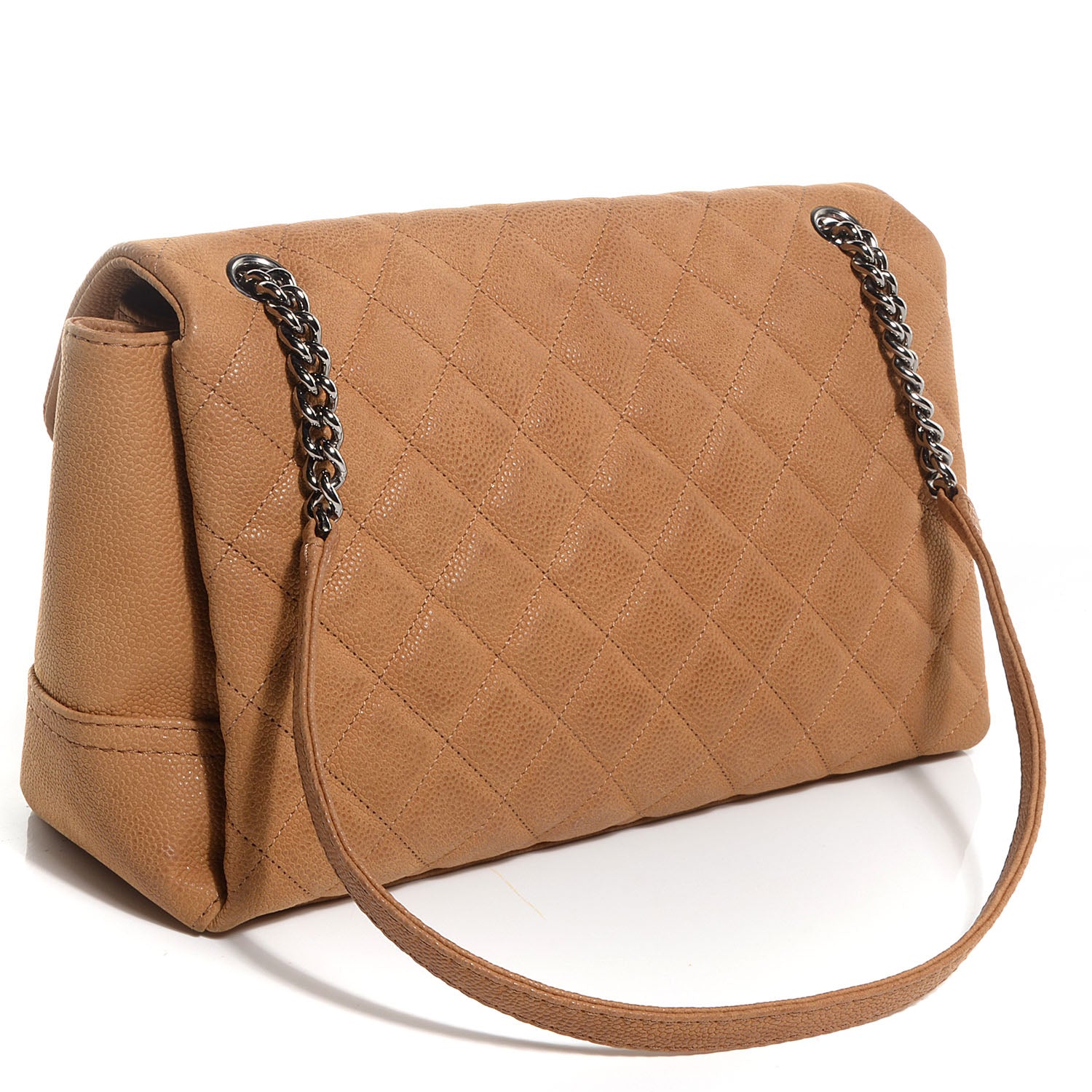 Chanel Iridescent Caviar Medium Lady Pearly Flap Beige 3 of 9