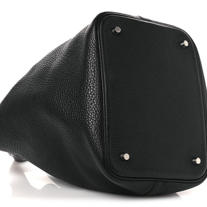 Hermes Taurillon Clemence Picotin Lock 22 MM Black 9 of 12