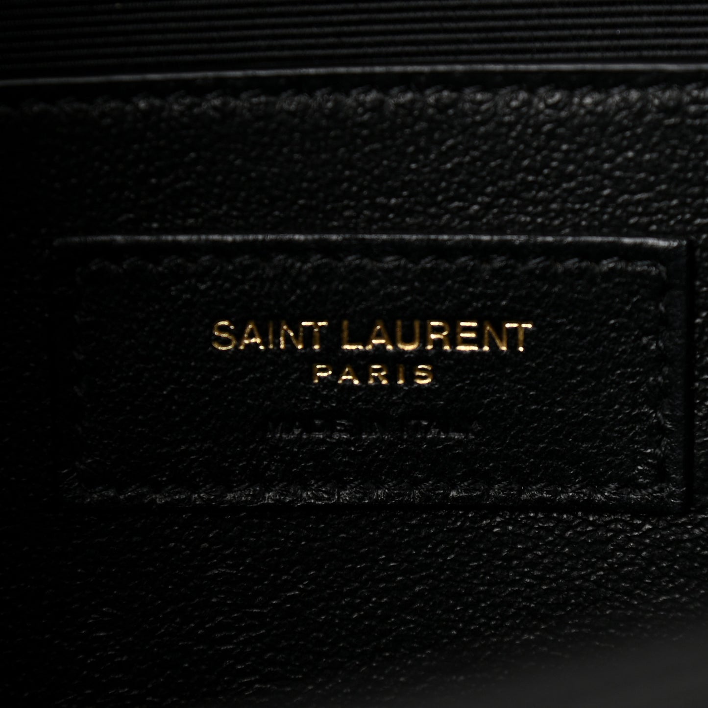 Grain De Poudre Medium Classic Monogram Kate Satchel Black