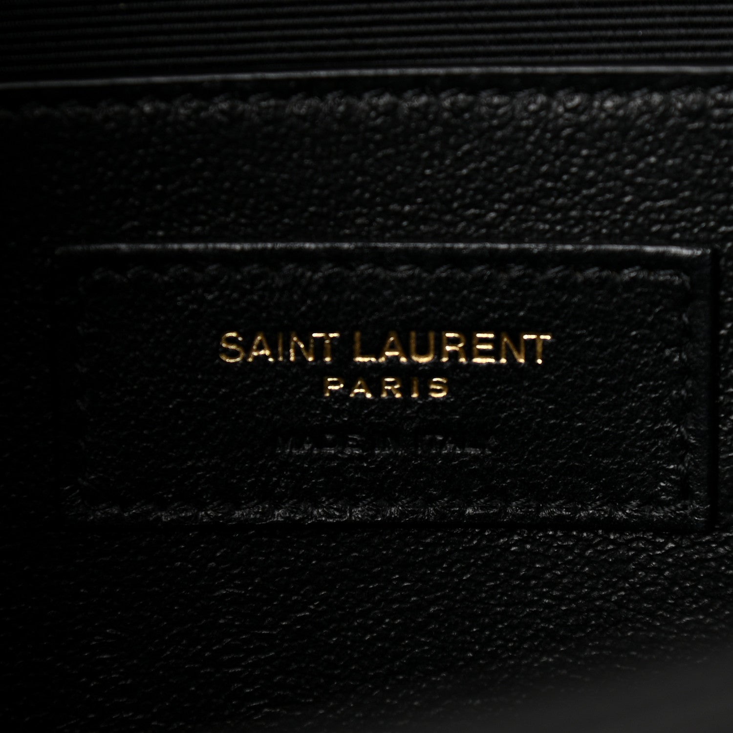 Saint Laurent Grain De Poudre Medium Classic Monogram Kate Satchel Black 6 of 9