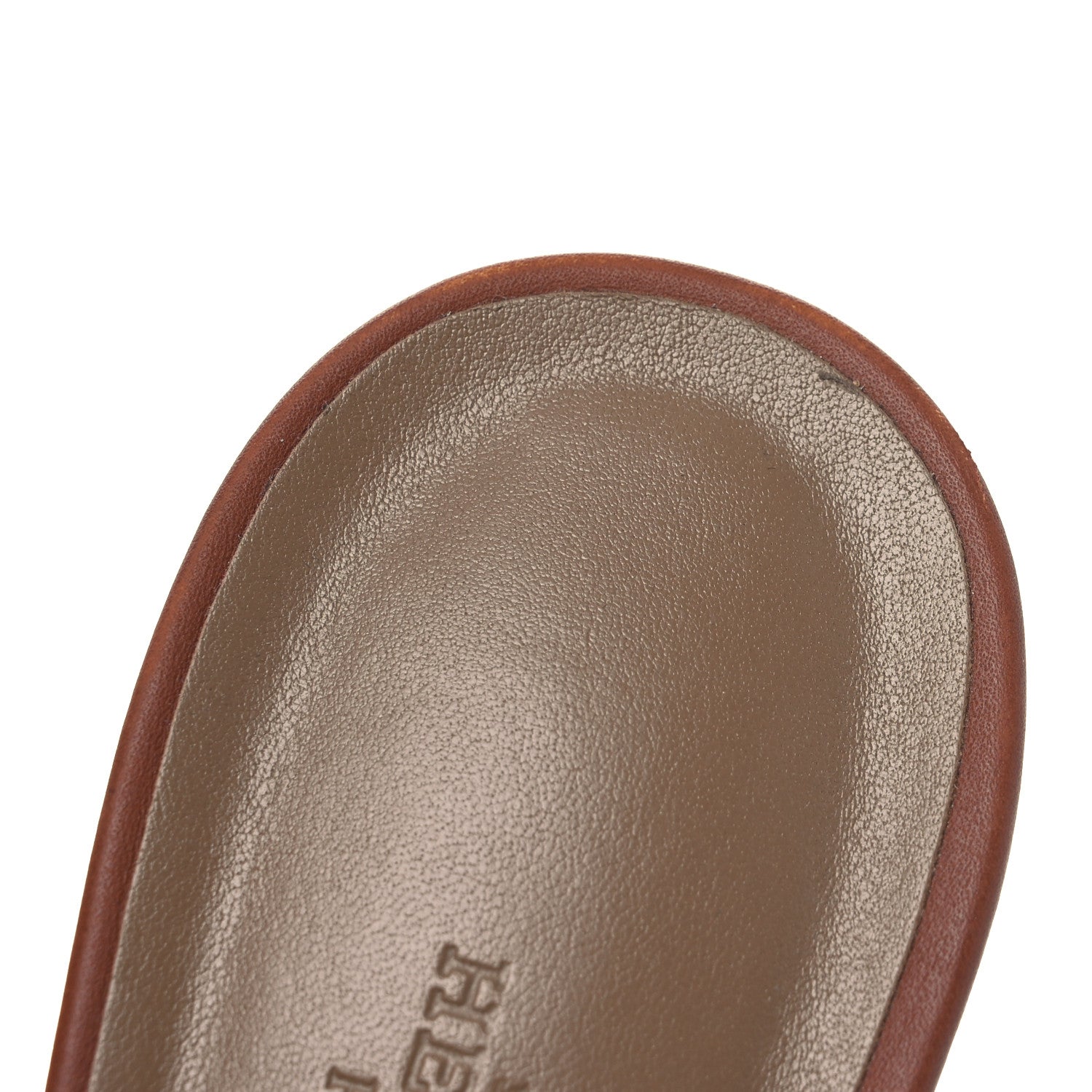 Hermes Calfskin Oasis Sandals 39 Gold 11 of 12