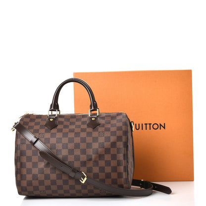 Louis Vuitton Damier Ebene Speedy Bandouliere 30 10 of 10