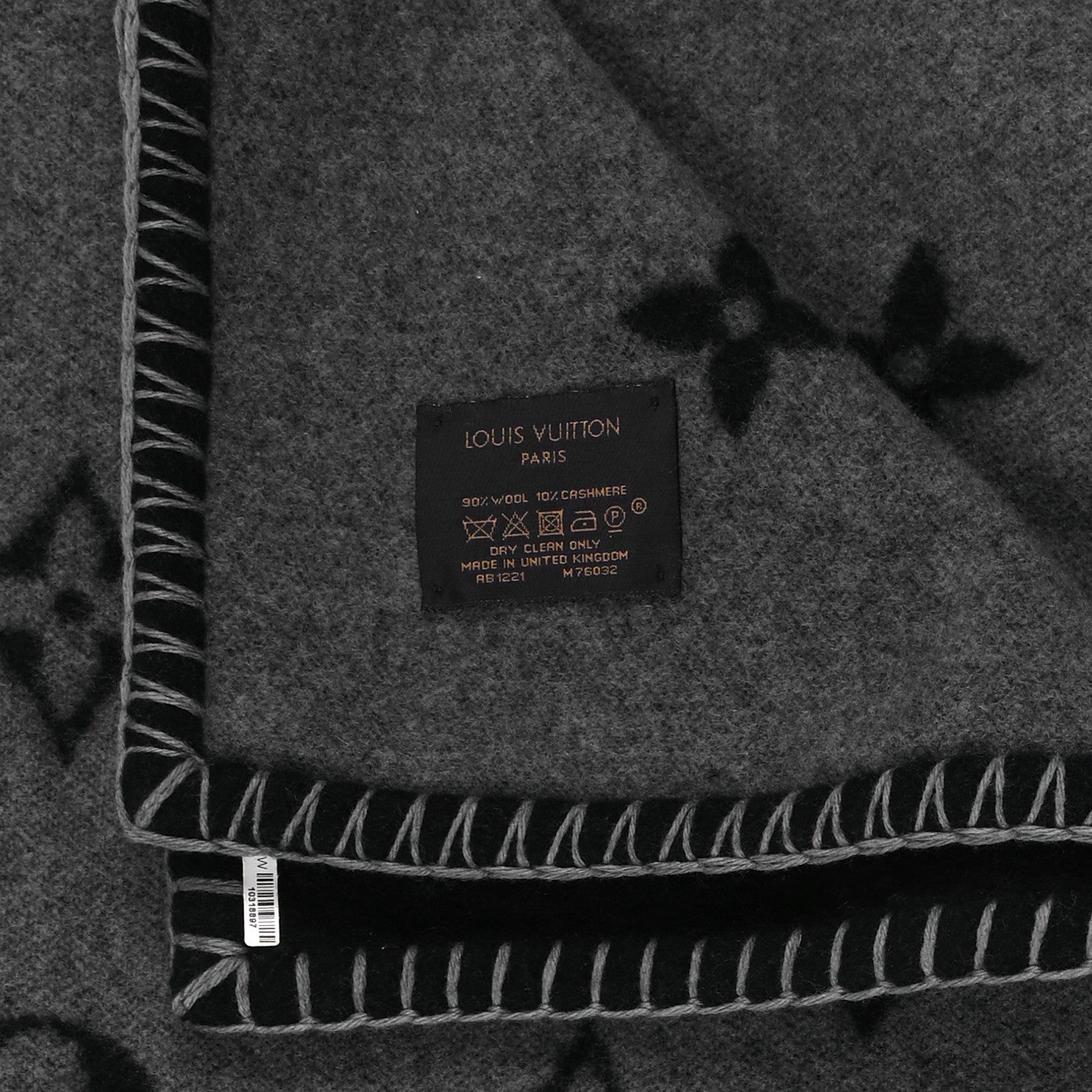 Louis Vuitton Wool Monogram Eclipse Blanket 3 of 3