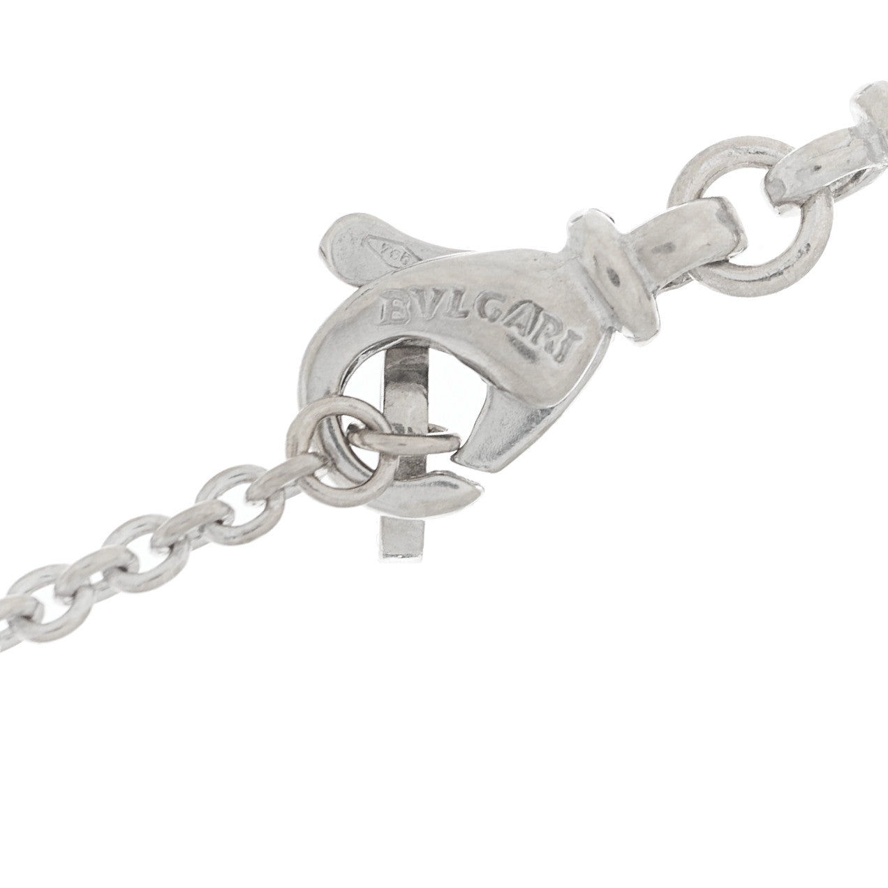 18K White Gold B.Zero1 Pendant Necklace