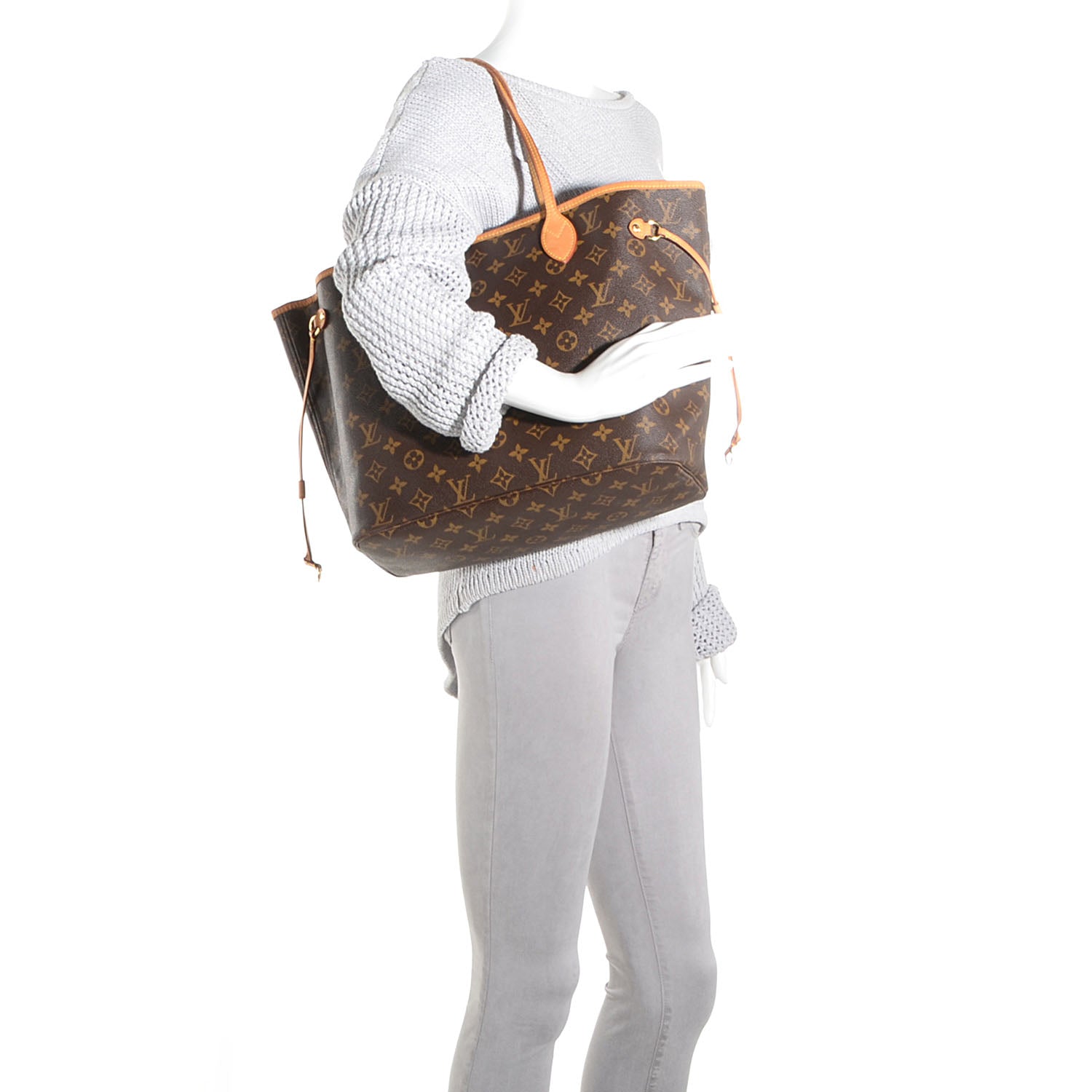 Louis Vuitton Monogram Neverfull MM 2 of 7