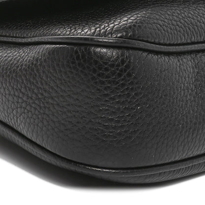 Gucci Pebbled Calfskin Medium Soho Flap Crossbody Black 9 of 10
