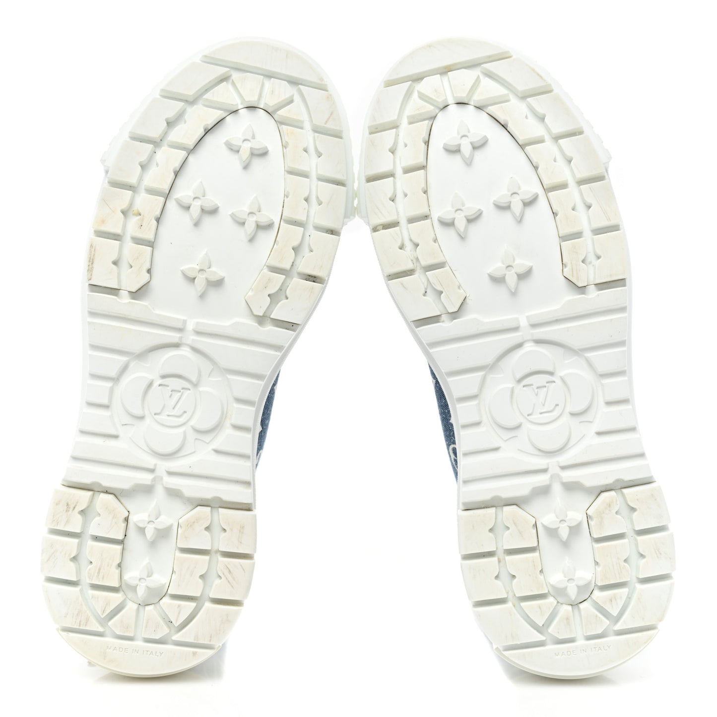 Denim Monogram Squad Sneaker Boots 35.5 Marine