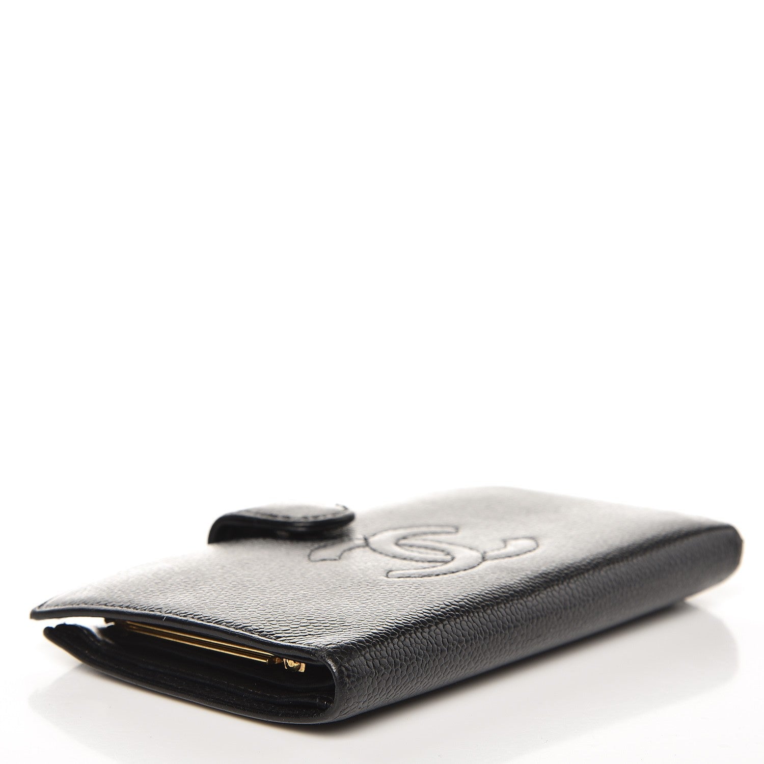 Chanel Caviar Timeless CC French Wallet Black 4 of 11