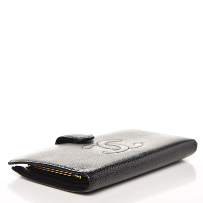 Chanel Caviar Timeless CC French Wallet Black 4 of 11