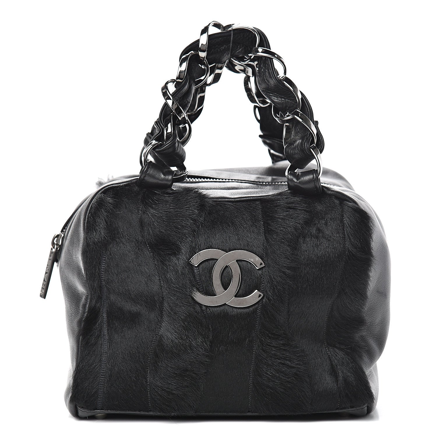 Chanel Pony Hair Shoulder Bag Black 1 of 13