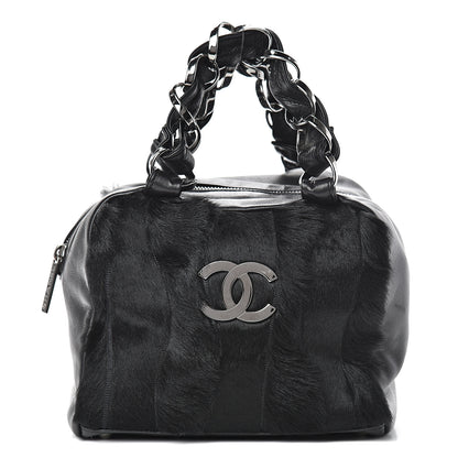 Chanel Pony Hair Shoulder Bag Black 1 of 13