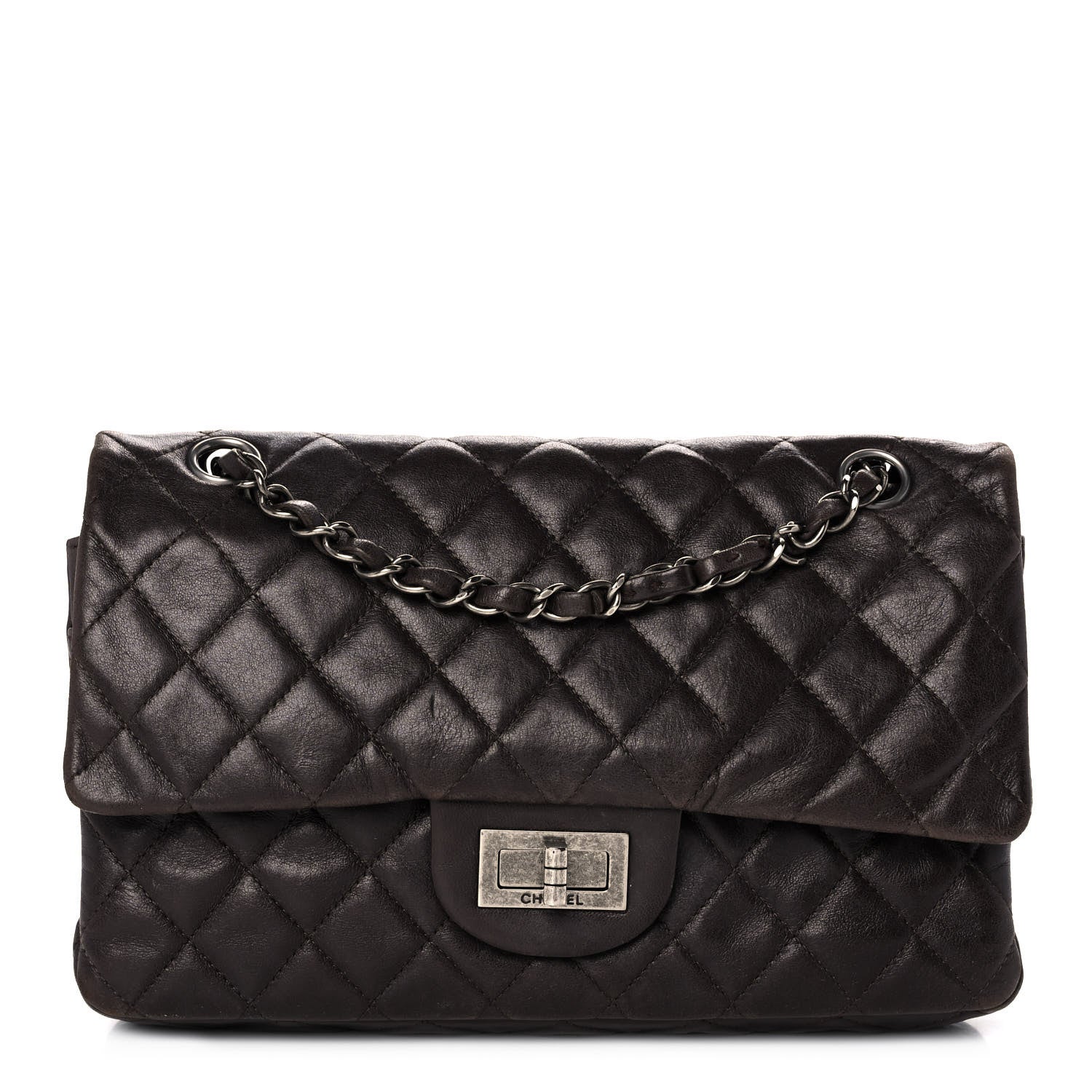 Chanel Calfskin Quilted 2.55 Reissue 226 Flap Brown 1 of 13