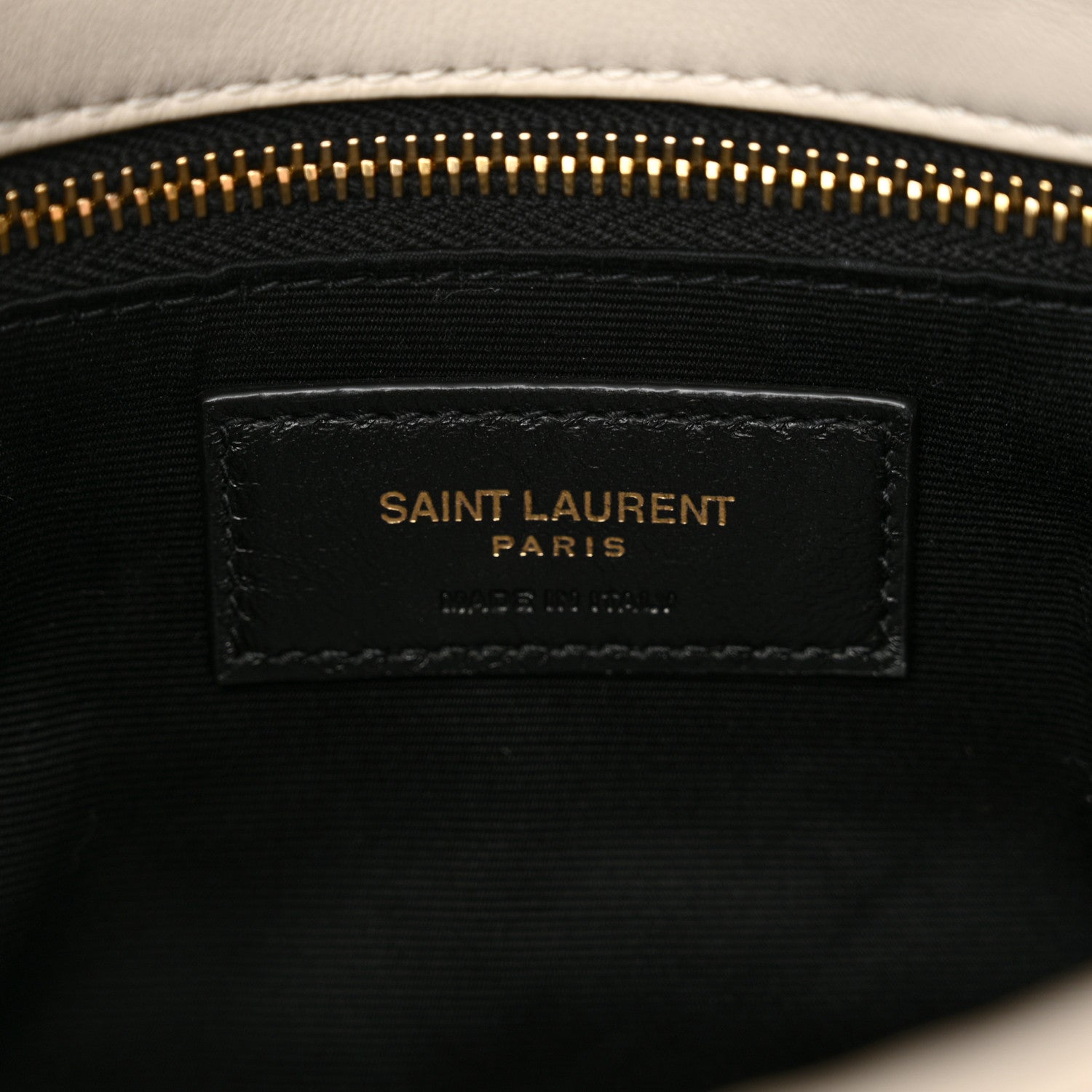 Saint Laurent Lambskin Quilted Toy Loulou Puffer Monogram Chain Satchel Crema Soft 7 of 11