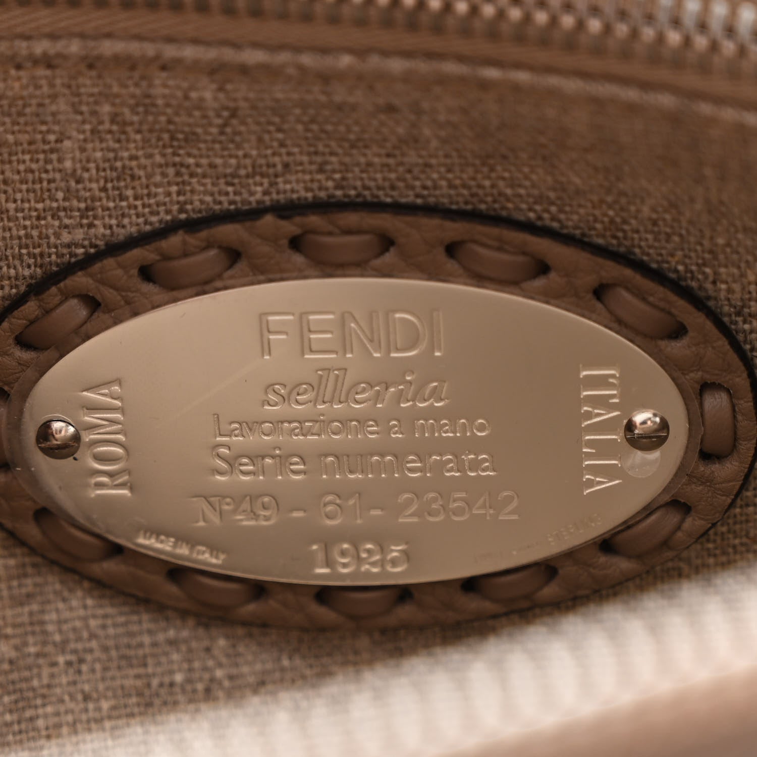 Fendi Cuoio Romano Sellerissima Medium By The Way Boston Bag Corda 7 of 11