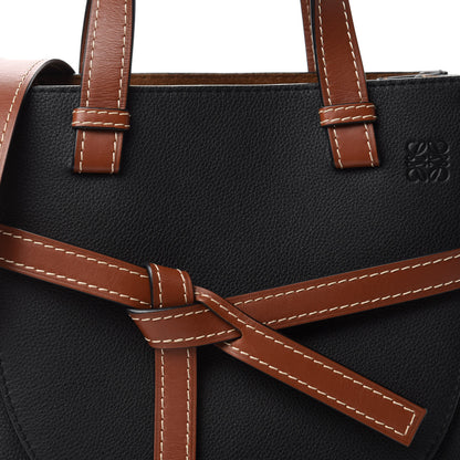 Loewe Calfskin Small Gate Tote Pecan Black 11 of 11