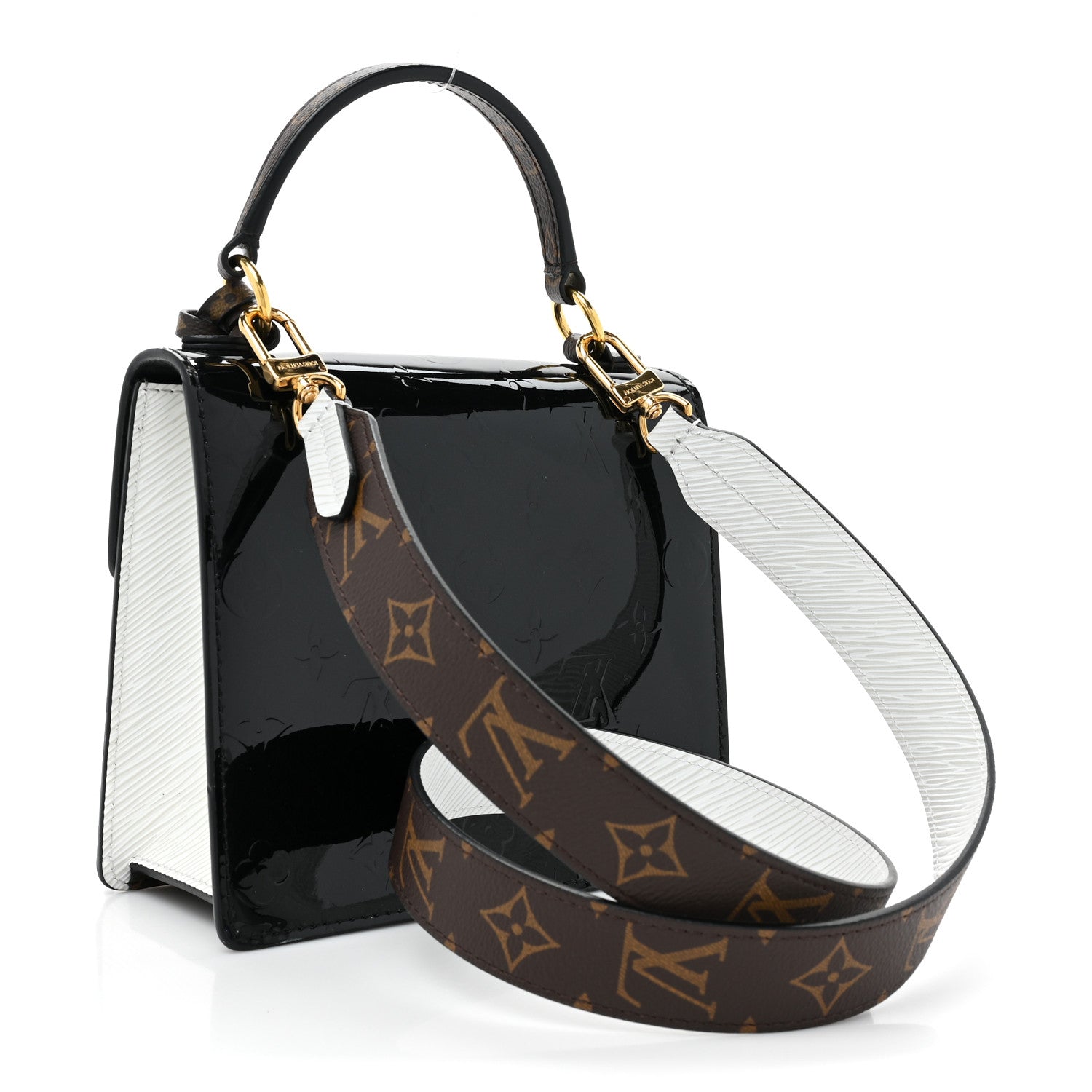 Louis Vuitton Vernis Epi Monogram Spring Street Black 3 of 10