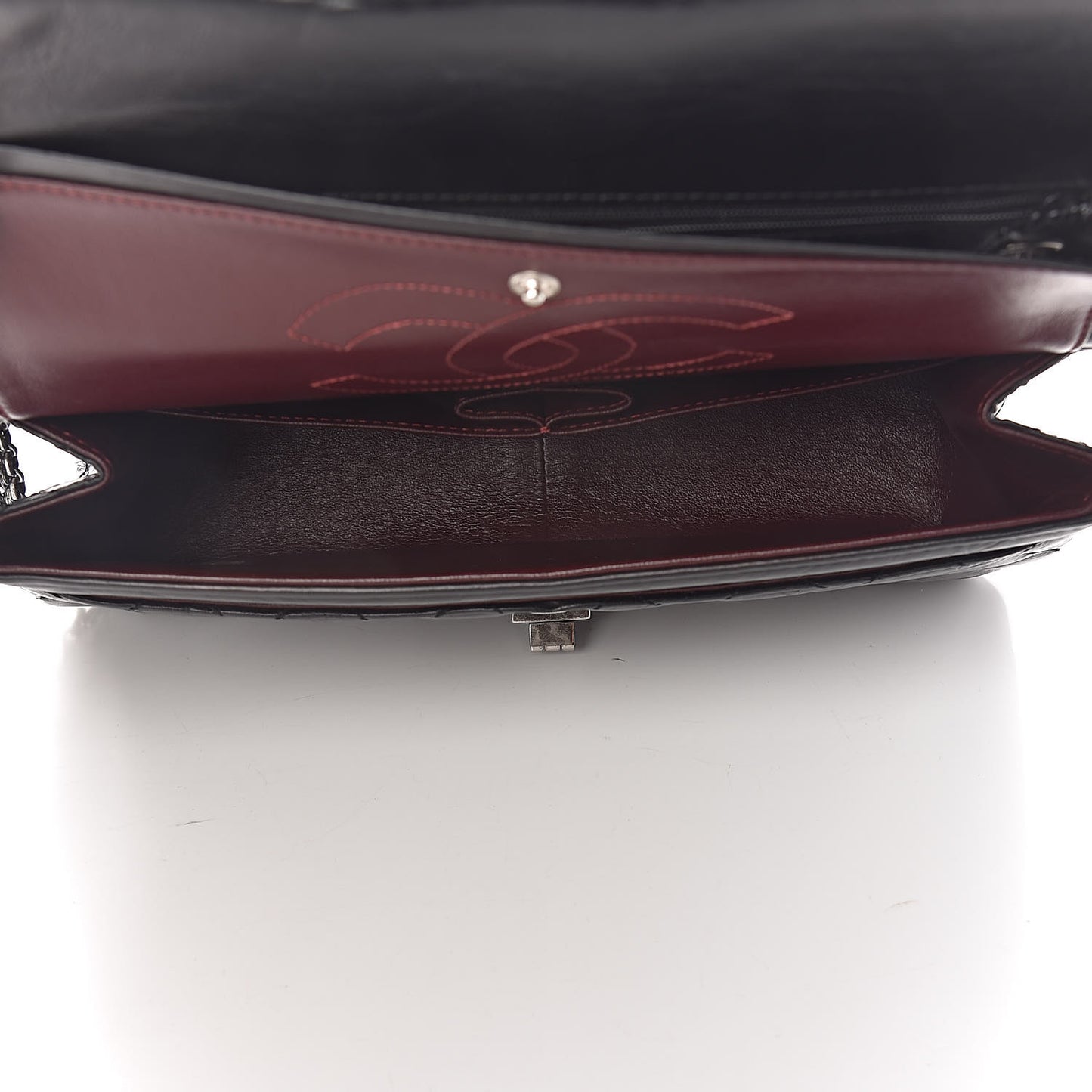 Aged Calfskin Quilted 2.55 Reissue 226 Flap Black