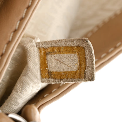 Chanel Lambskin Contrast Stitch Surpique Accordion Flap Beige 7 of 13