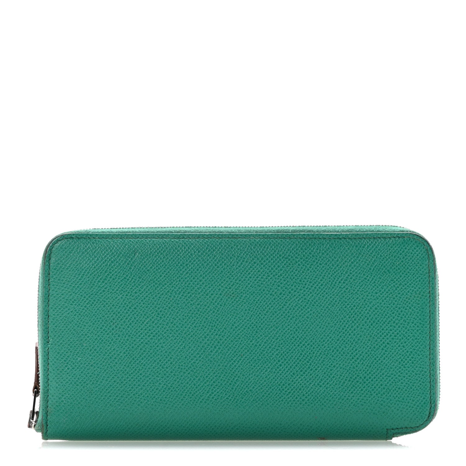 Hermes Epsom Silk'In Wallet Vert Jade 1 of 11