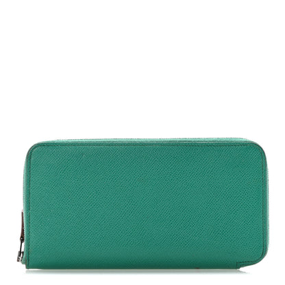 Hermes Epsom Silk'In Wallet Vert Jade 1 of 11