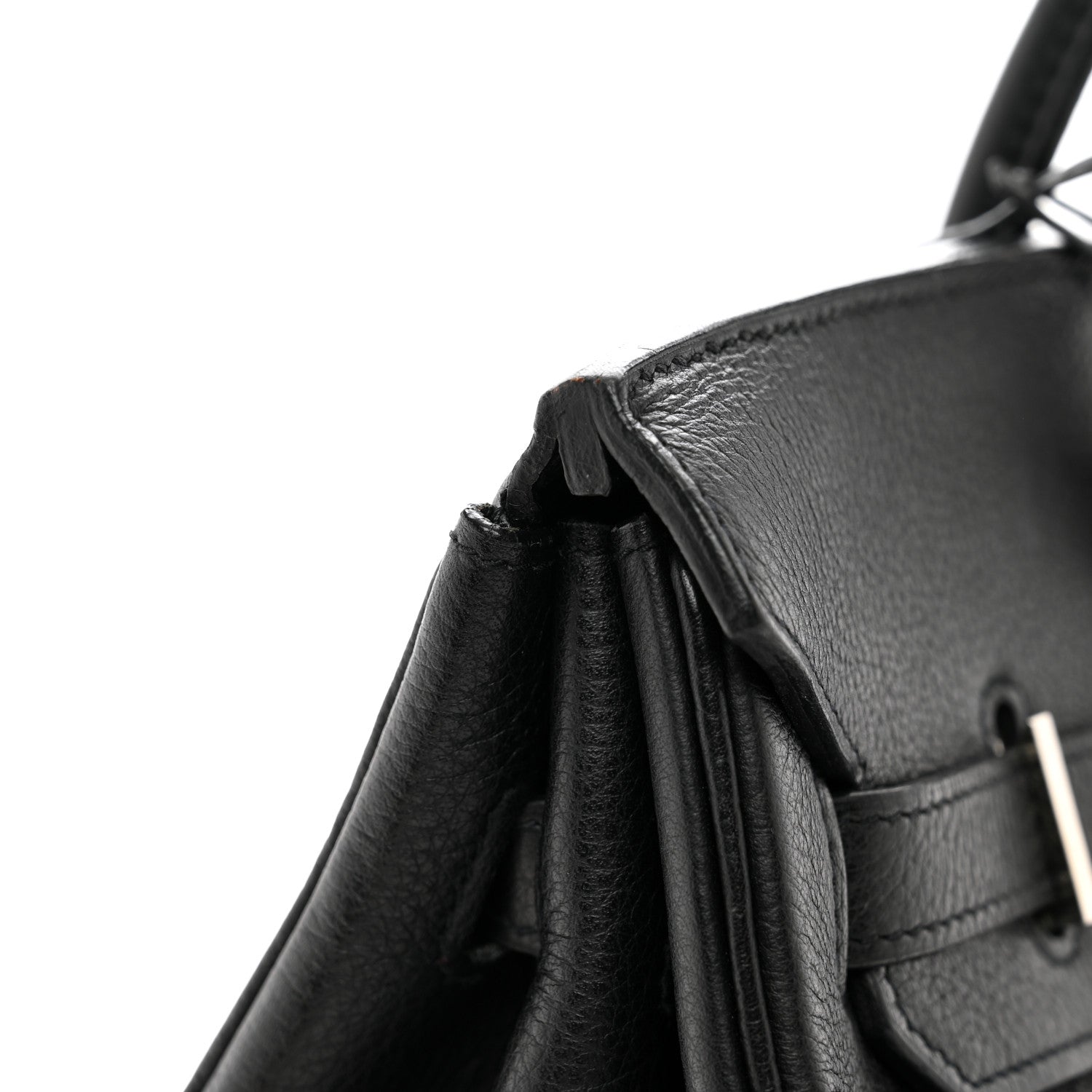 Hermes Taurillon Clemence Birkin 35 Black 12 of 13