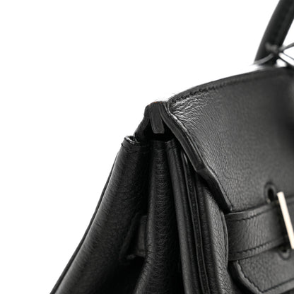 Hermes Taurillon Clemence Birkin 35 Black 12 of 13