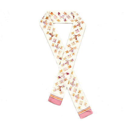Louis Vuitton Silk Watercolor Aquarelle Bandeau White 1 of 7