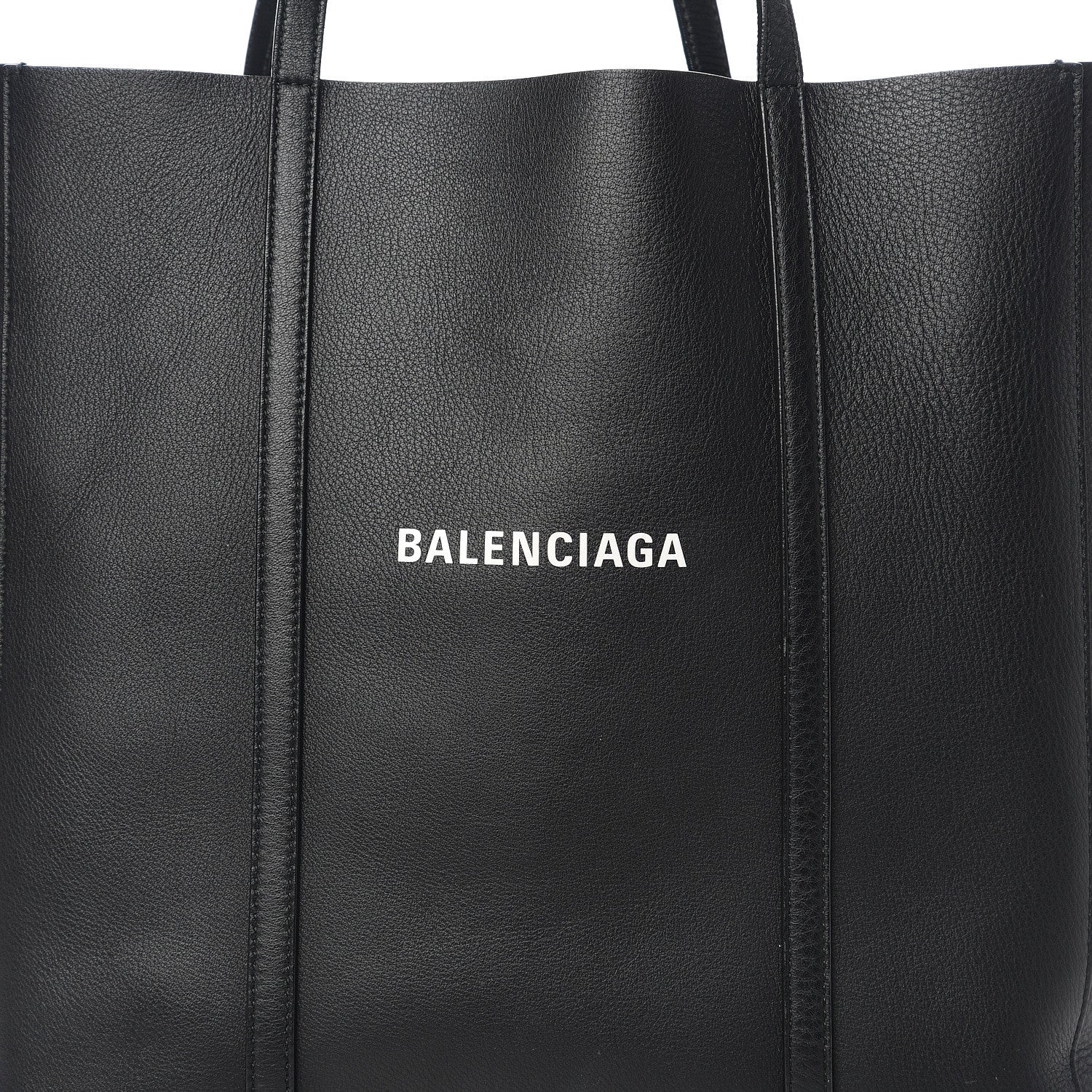 Balenciaga Pebbled Calfskin Small Everyday Tote Black 9 of 13