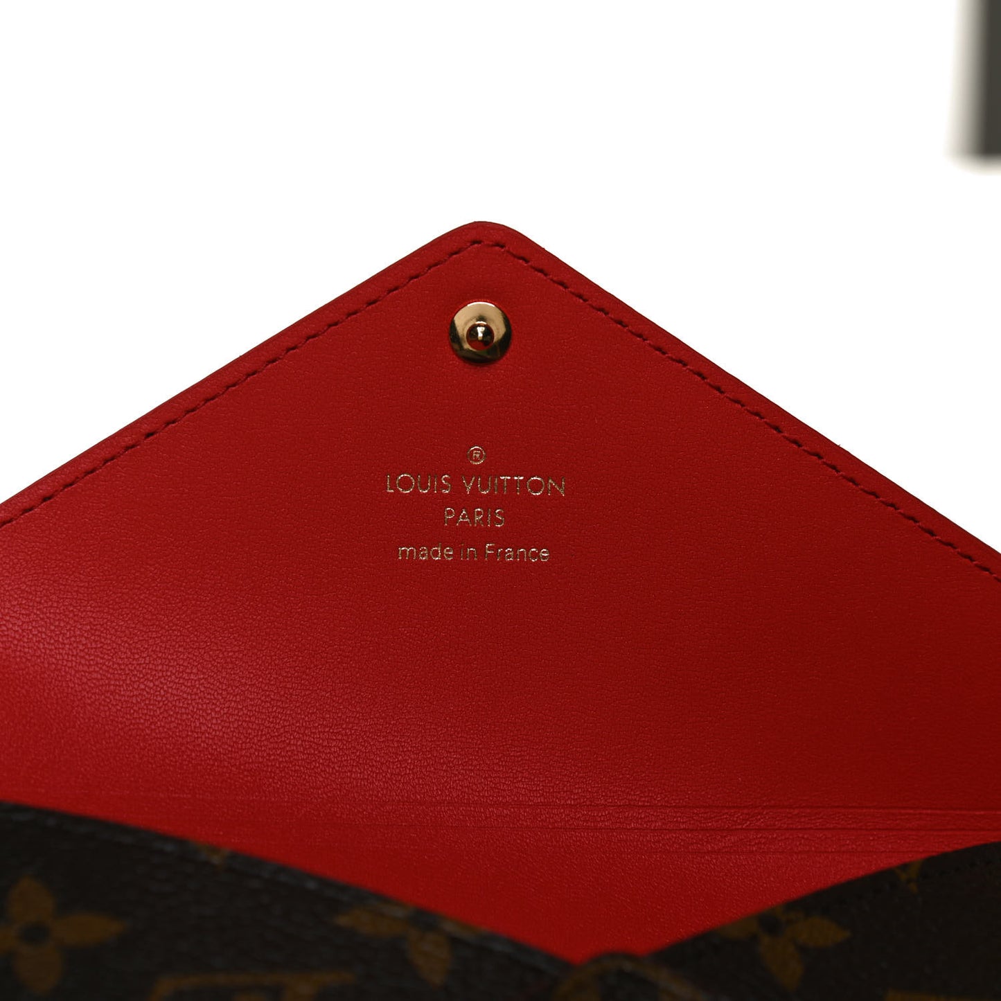 Monogram Medium Kirigami Pochette Insert Coquelicot