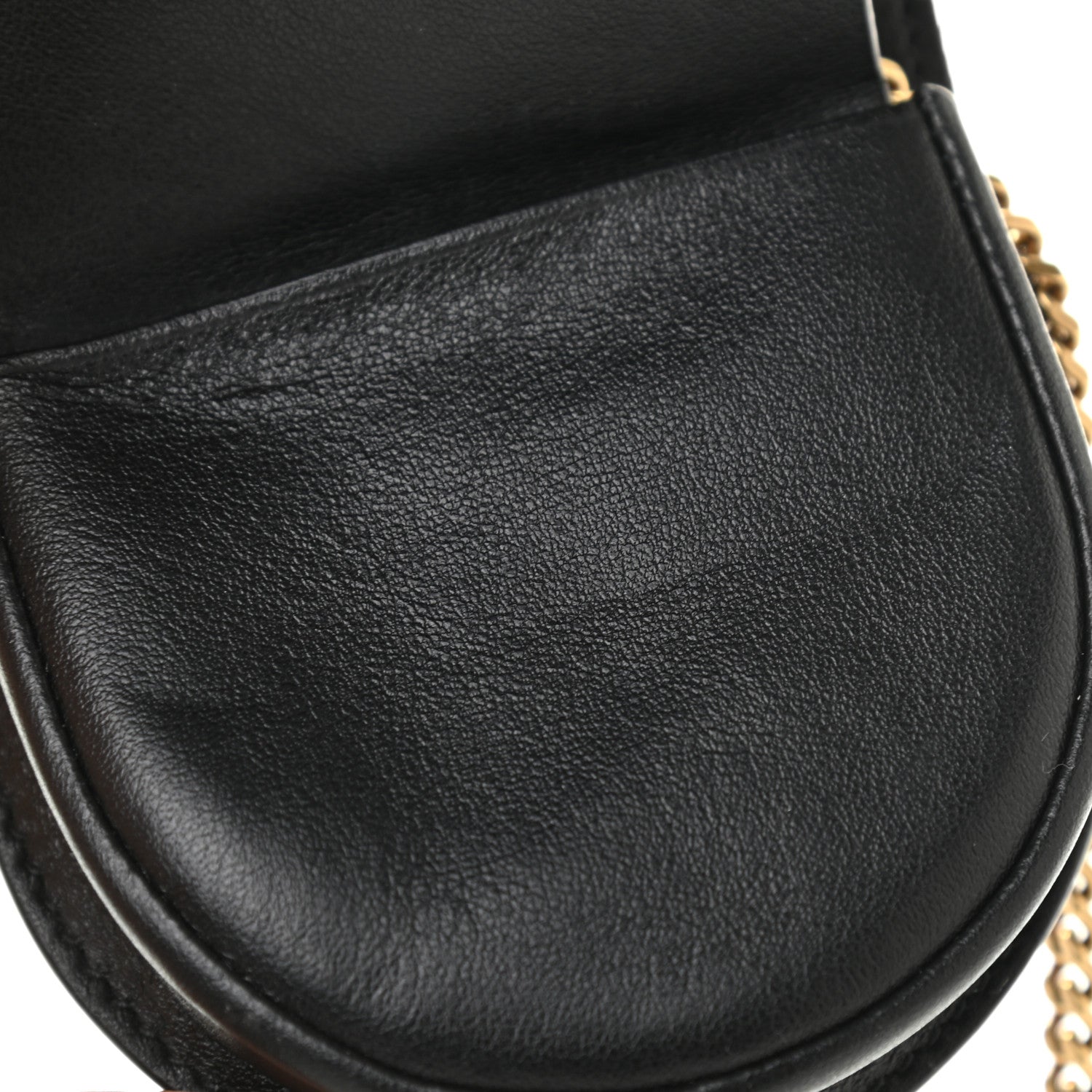 Saint Laurent Patent Crocodile Embossed Monogram Baby Kaia Crossbody Bag Black 10 of 10