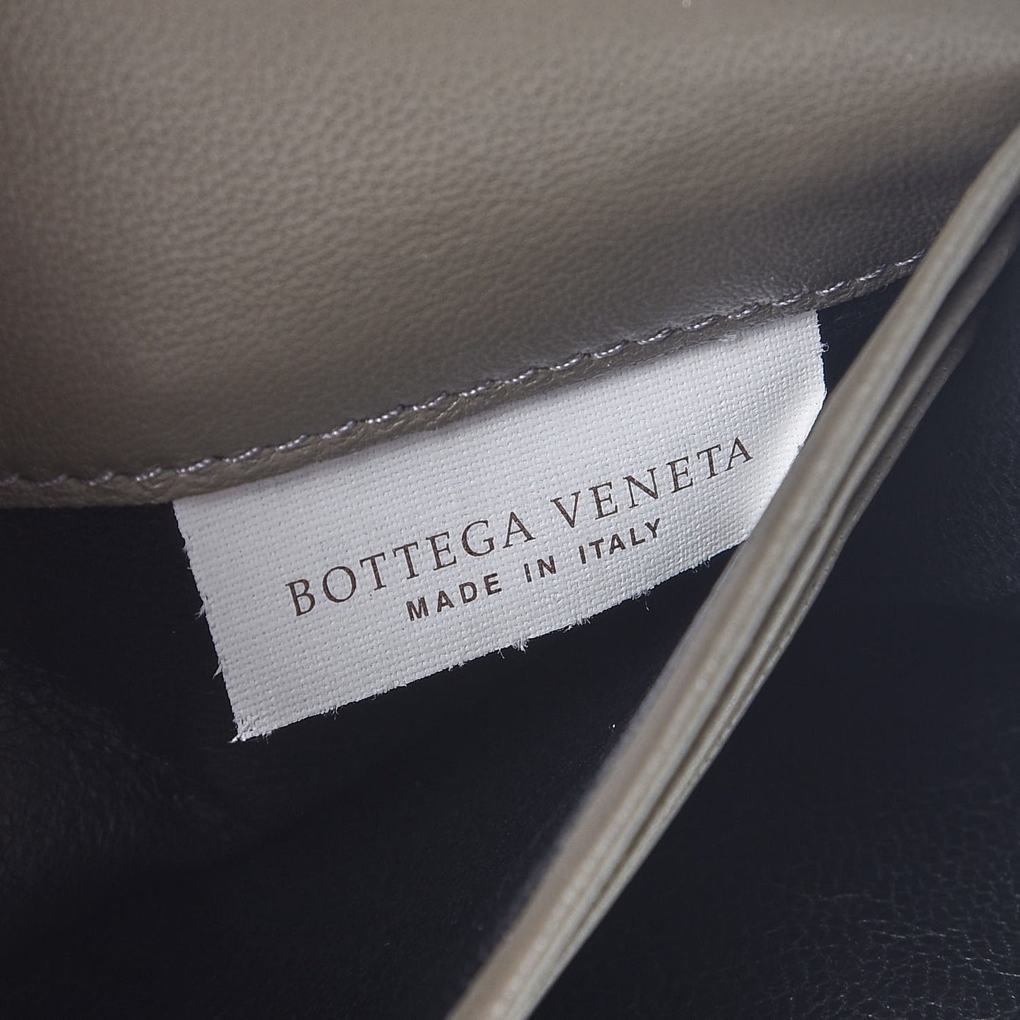 Nappa Intrecciato Continental Flap Wallet Light Grey